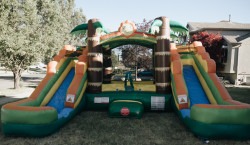 Tropical Water Bounce House